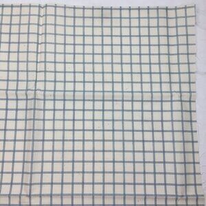 1/2 Yard Yd Cornflower Blue White Squares Plaid Coordinating Quilting Fabric